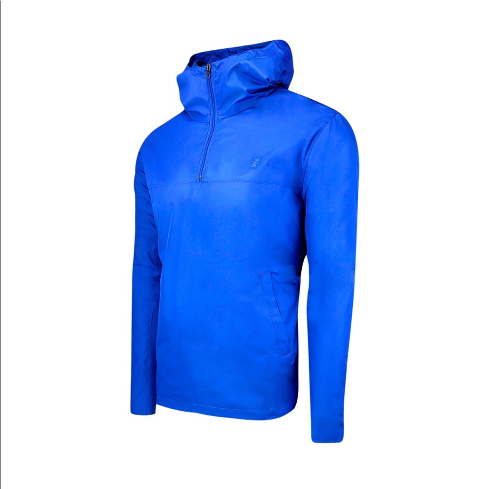 IZOD Men's 1/4 Zip Hoodie Royal Blue L